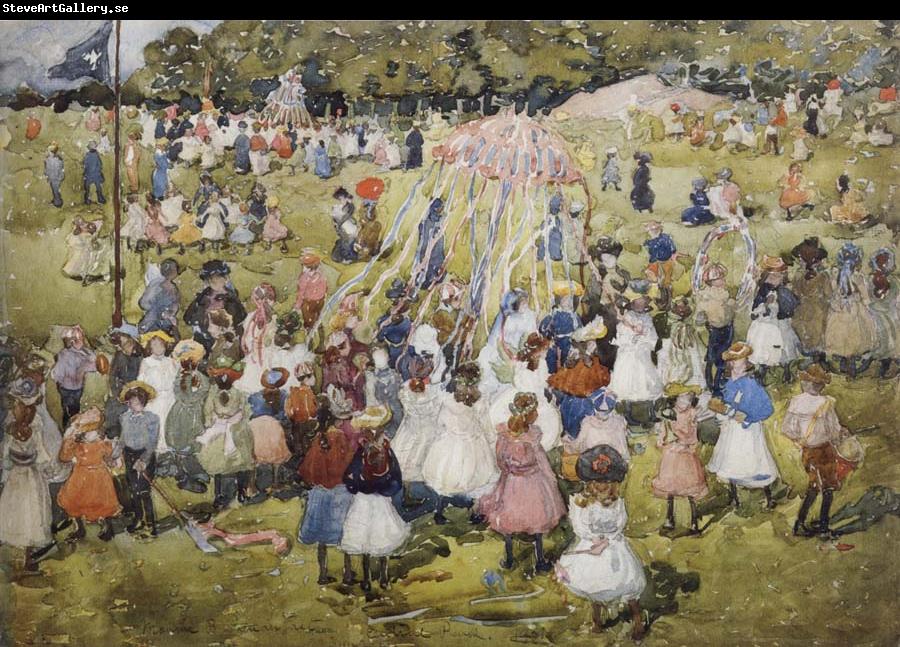 Maurice Prendergast May Day,Central Park